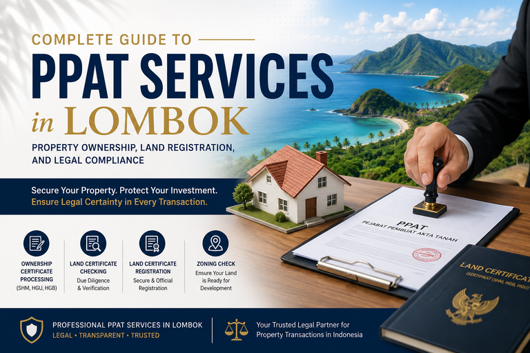 Complete Guide to PPAT Services Lombok Property Ownership, Land Registration, and Legal Compliance-Lombok Legal ID