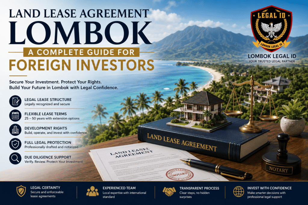 Land Lease Agreement Lombok The Complete Legal Guide for Foreign Investors