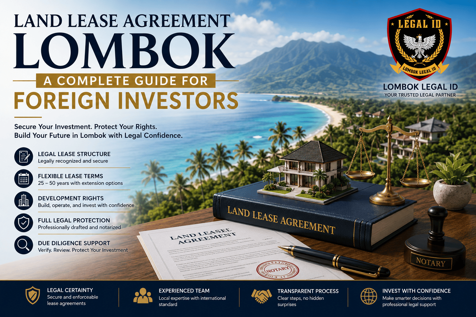 Land Lease Agreement Lombok The Complete Legal Guide for Foreign Investors