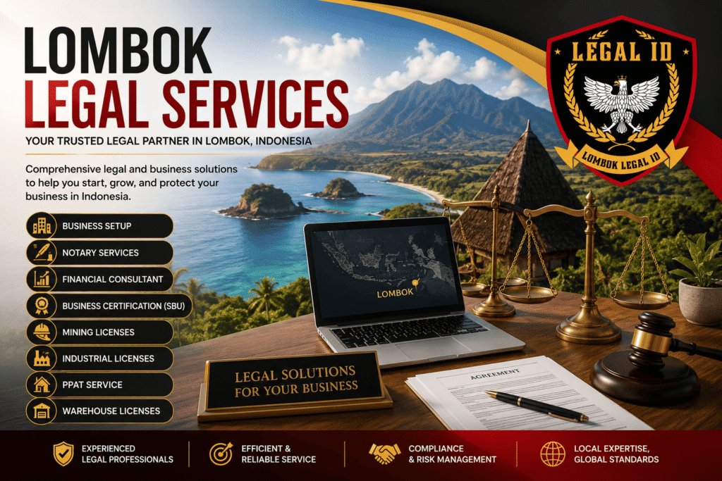Legal Services in Lombok Your Trusted Partner for Business Licensing, Legal Compliance, and Investment Support in Lombok Indonesia -Lombok legal ID