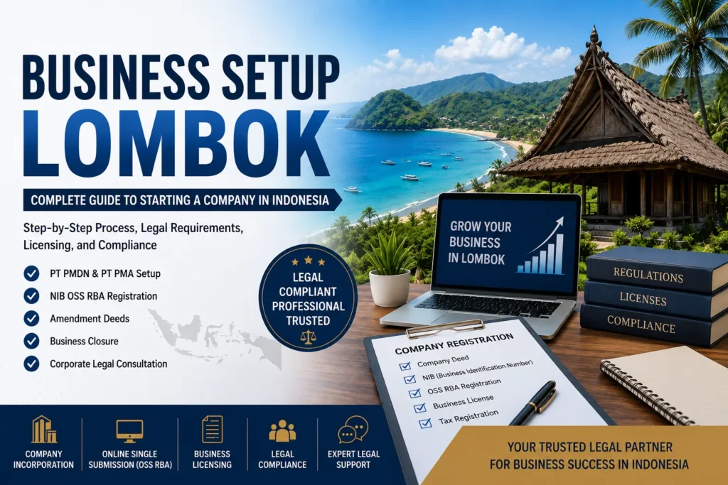 Business Setup Lombok Complete Guide to Starting a Company in Indonesia