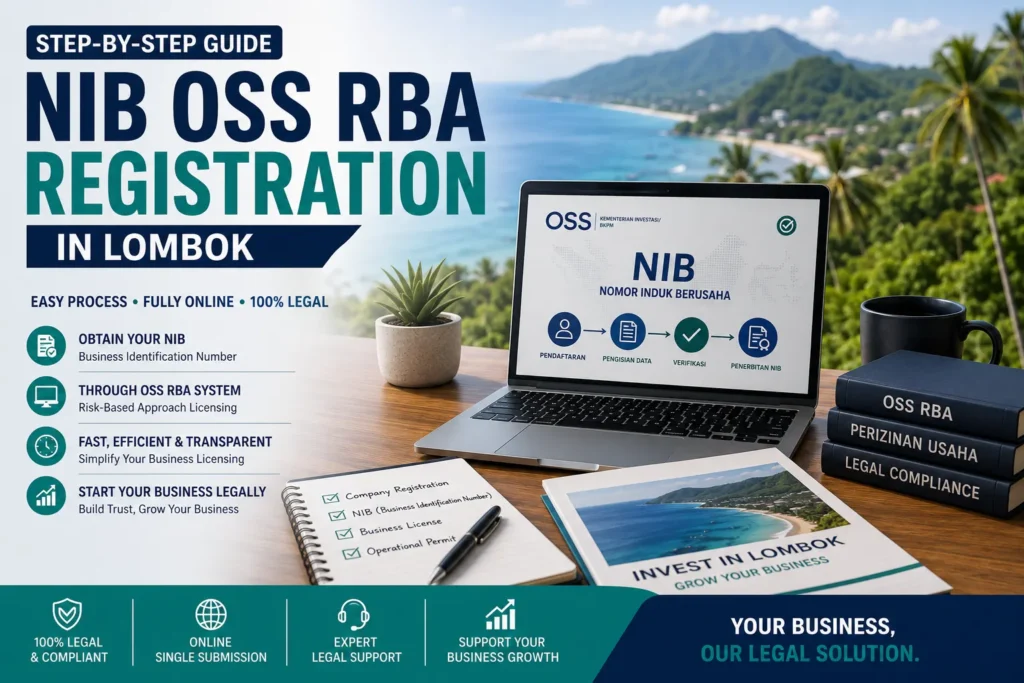 NIB OSS RBA Registration in Lombok Step-by-Step Guide