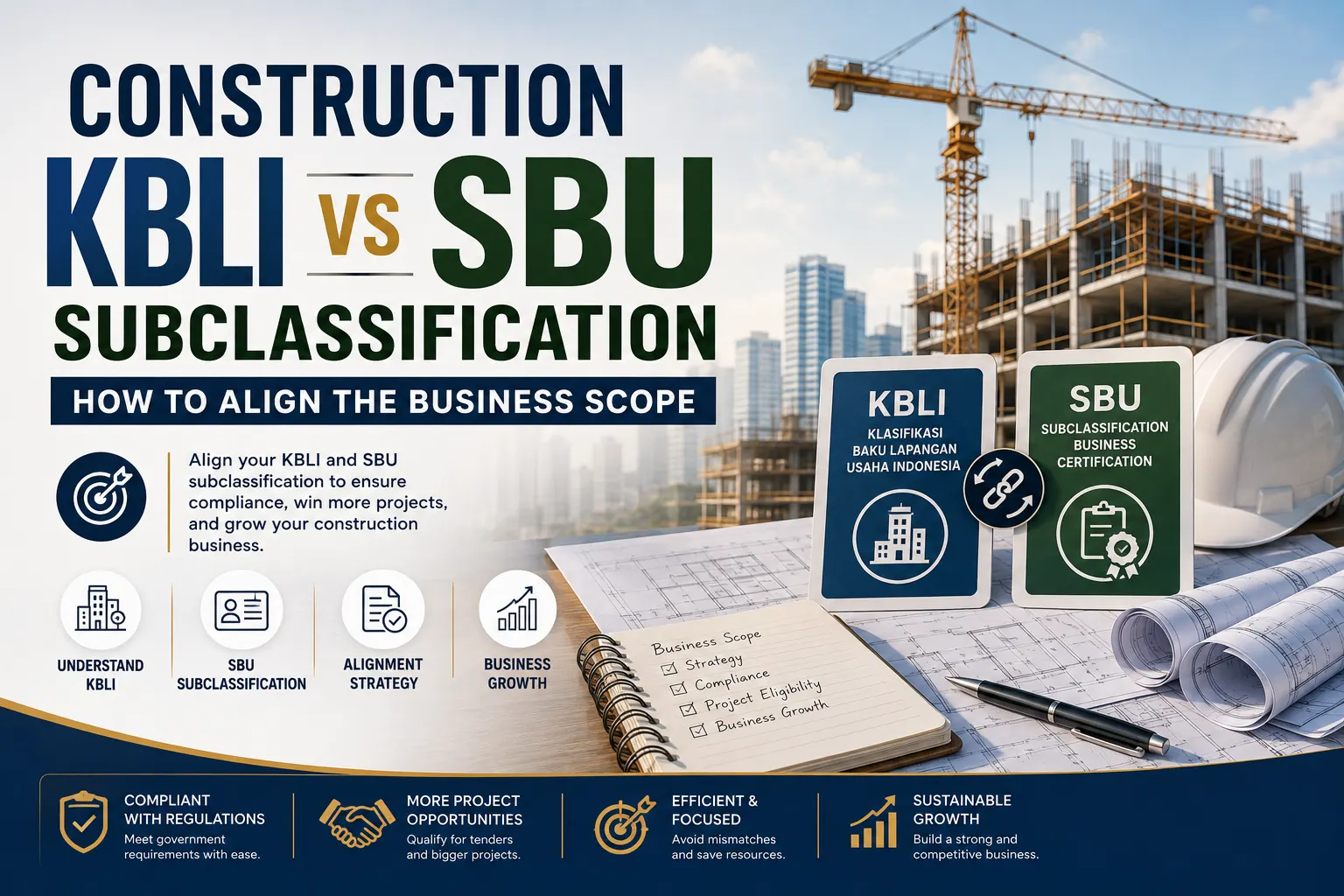 Construction KBLI vs SBU Subclassification How to Align the Business Scope