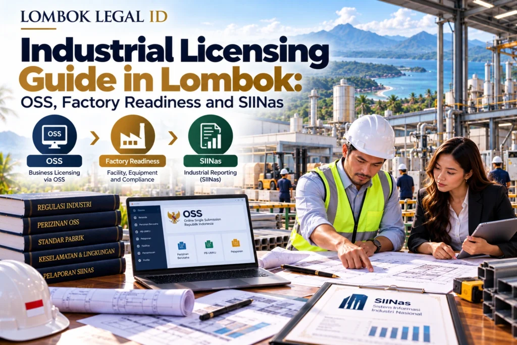 Industrial Licensing Guide Lombok: OSS, Factory Readiness and SIINas