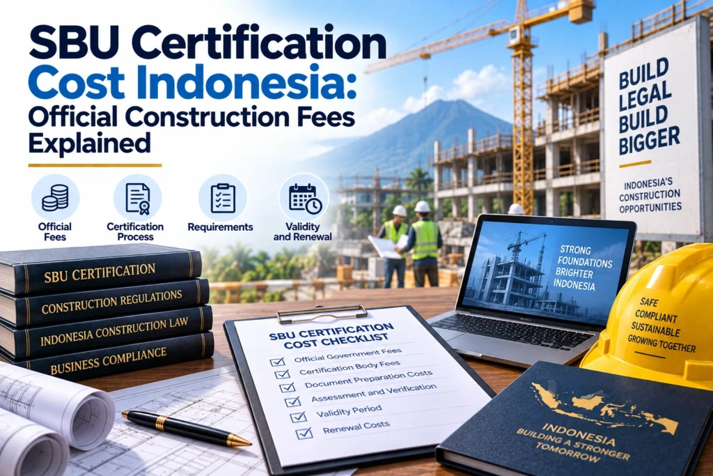 SBU Certification Cost Indonesia Official Construction Fees Explained