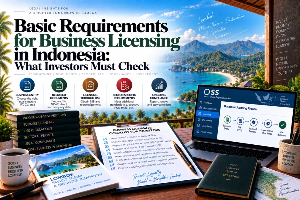 Basic Requirements for Business Licensing Indonesia
