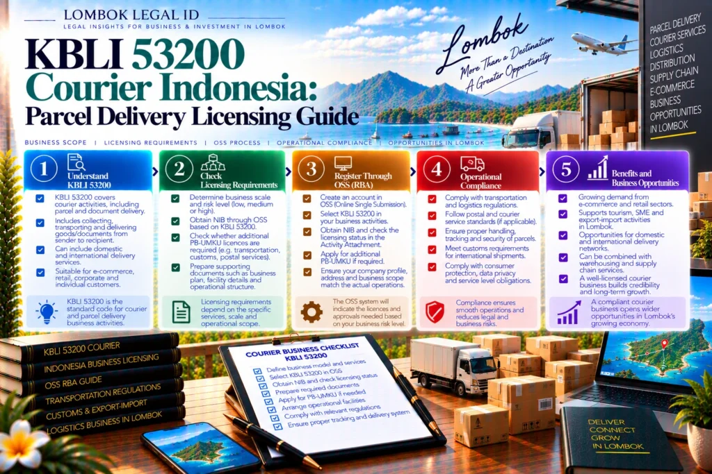 KBLI 53200 Courier Indonesia: Parcel Delivery Licensing Guide