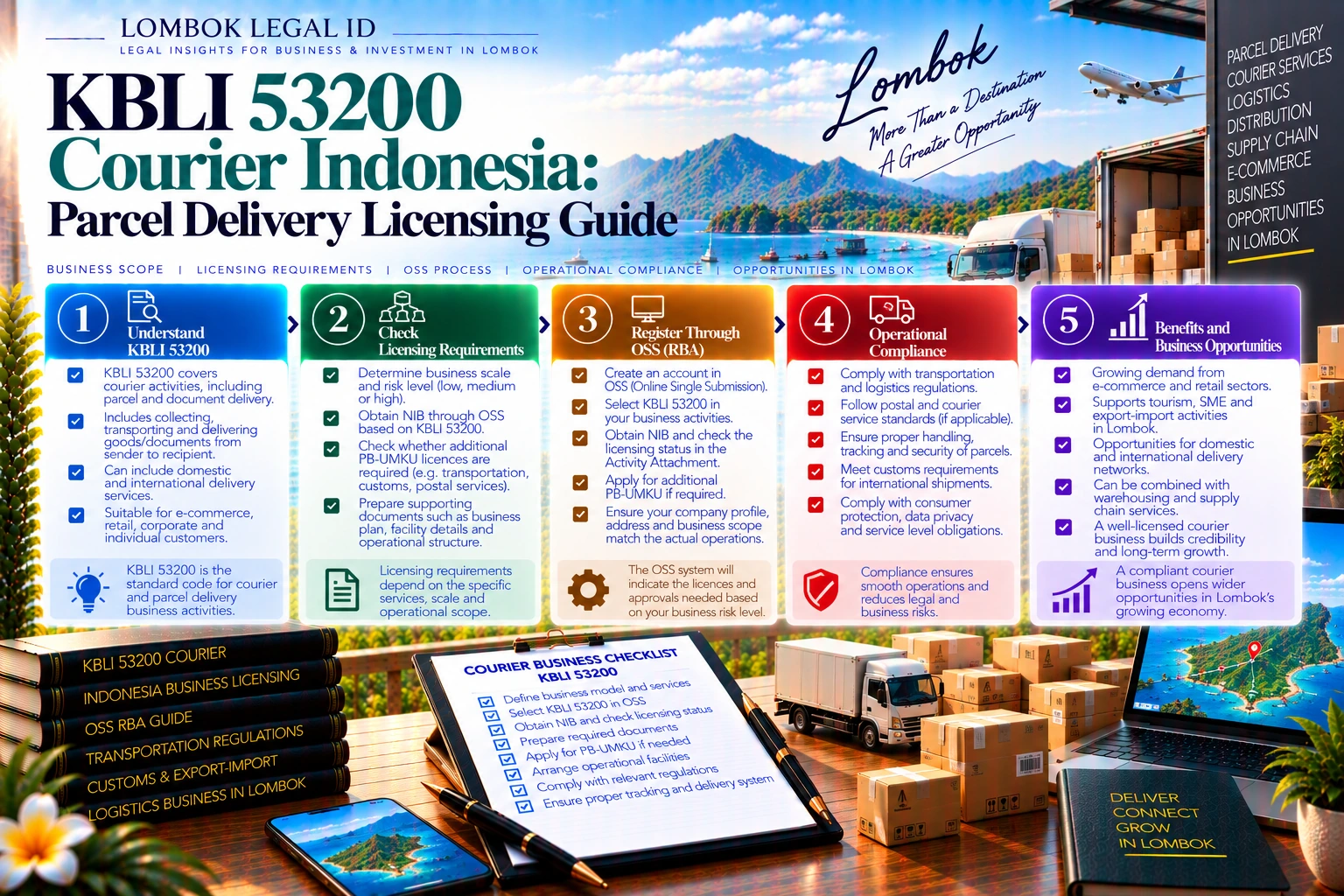 KBLI 53200 Courier Indonesia: Parcel Delivery Licensing Guide