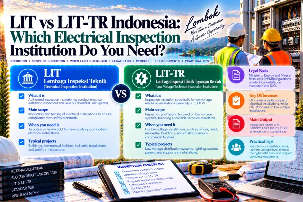 LIT vs LIT-TR Indonesia: Which Electrical Inspection Institution Do You Need?