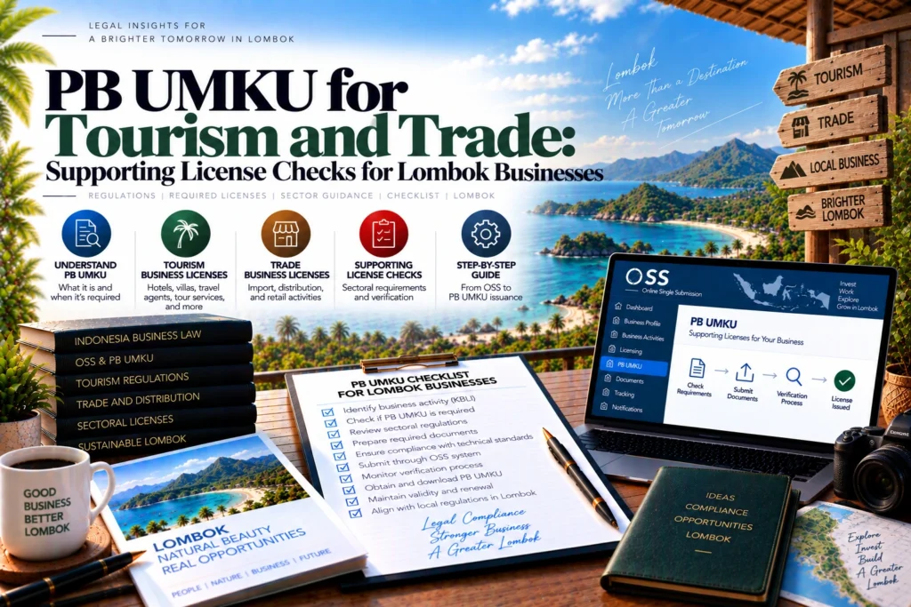 PB UMKU Tourism Trade: OSS Checks for Lombok Businesses