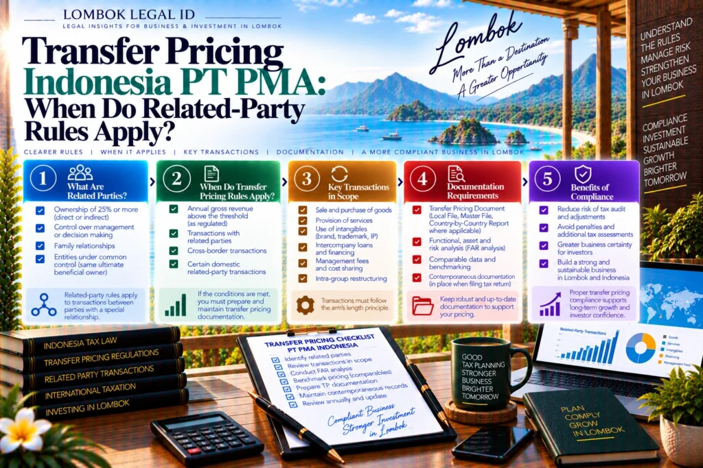 Transfer Pricing Indonesia PT PMA: When Do Related-Party Rules Apply?